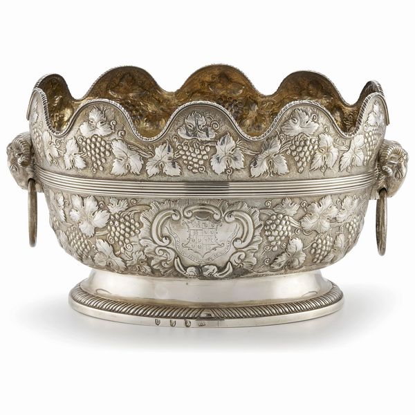 RINFRESCA BICCHIERI, DUBLINO, 1792, ARGENTIERE ROBERT BREADING  - Asta Argenti italiani ed europei - Associazione Nazionale - Case d'Asta italiane