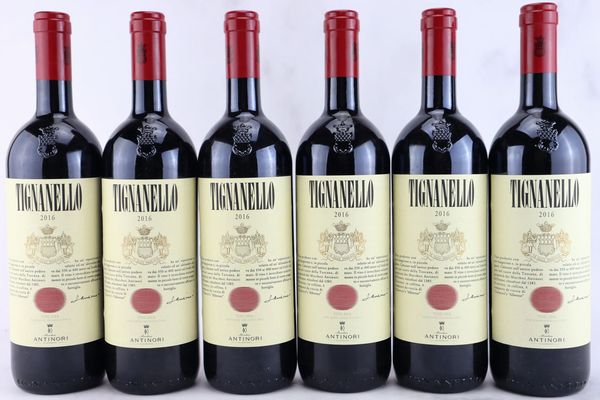Tignanello Antinori 2016  - Asta MATERIA - Vini Pregiati e da Collezione - Associazione Nazionale - Case d'Asta italiane