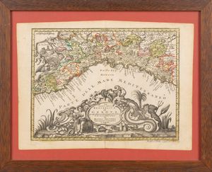 Matthaeus Seutter - Lo Stato della Repubblica di Genova