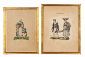 Alessio Pittaluga - Duch� de Genes - Venditrice di pelate (castagne lesse) - numeri 11- 20