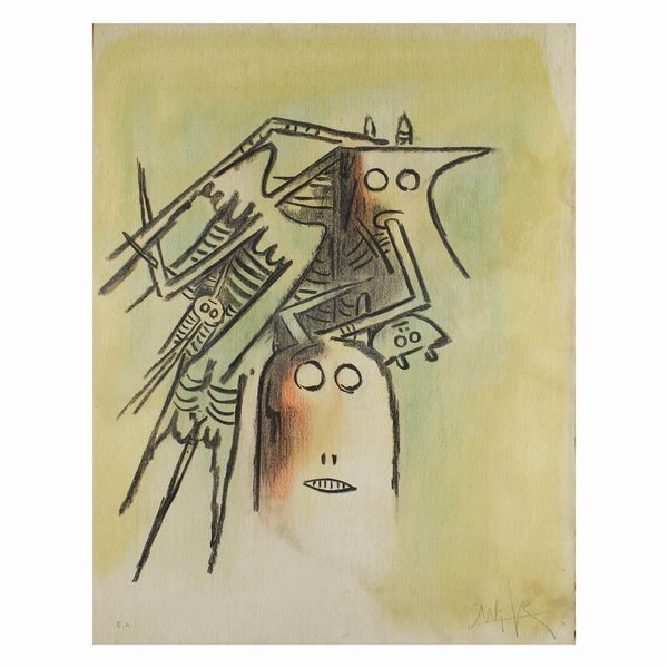 Wilfredo Lam  - Asta Opere del XX Secolo Web Only - Associazione Nazionale - Case d'Asta italiane