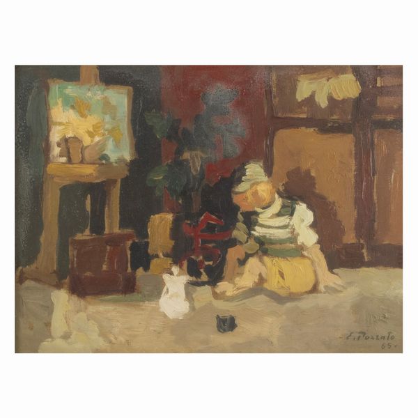 Epifanio Pozzati  - Asta Opere del XX Secolo Web Only - Associazione Nazionale - Case d'Asta italiane