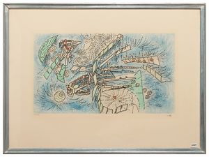 Roberto Matta - Frappe le marteau qui frappe 1973