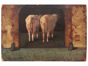 Giovanni Bartolena - Mucche 1920
