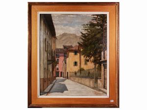 Filippo Salesi - Scorcio di paese 1936