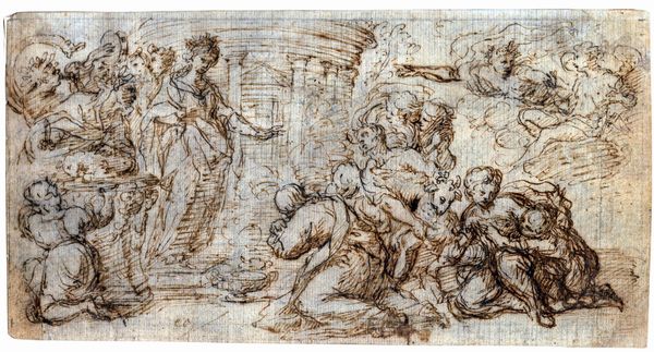 Scena classica di sacrificio con corteo regale  - Asta Stampe e Disegni dal XVI al XX secolo - Associazione Nazionale - Case d'Asta italiane