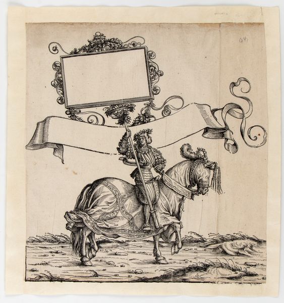 Hans Burgkmair il Vecchio : Wolfgang von Polheim, maestro di duello, da Trionfo dell'imperatore Massimiliano I  - Asta Stampe e Disegni dal XVI al XX secolo - Associazione Nazionale - Case d'Asta italiane