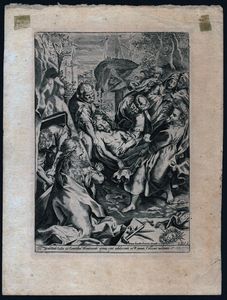 GIACOMO LAURO - Deposizione, da Federico Barocci