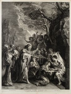Boëtius Adamsz. Bolswert - Lazare, veni foras, da Peter Paul Rubens