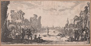 Jacques Callot - Martyre de Saint Sébastien