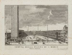LUCA CARLEVARIJS - Veduta della Piazza di S.Marco, verso S. Giminiano