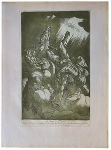 Anne Claude Philippe de Tubières, Comte de Caylus<br>Nicolas Lesueur - La Chute de Phaéton, da Giuseppe Cesari detto Cavaliere d’Arpino.
