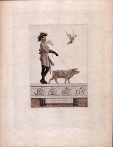 Félicien Rops<br>Eugène Gaujean - Pornocratès (La dame au cochon)