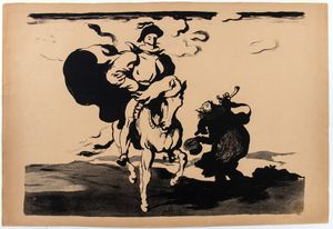 Louis Anquetin - Le Cavalier et le Mendiant