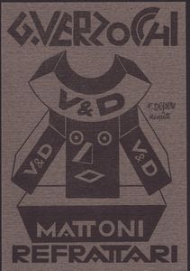 FORTUNATO DEPERO - G. VERZOCHI – MATTONI REFRATTARI