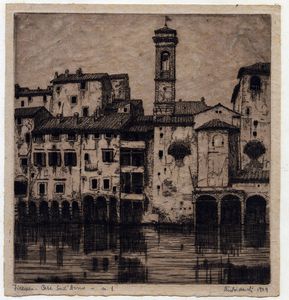 LINO BIANCHI BARRIVIERA - Firenze – Case sull'Arno