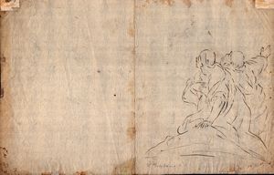 Gruppo di cinque disegni di soggetto diverso  - Asta Stampe e Disegni dal XVI al XX secolo - Associazione Nazionale - Case d'Asta italiane