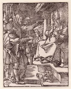 Albrecht Durer - Gesù davanti a Caifa