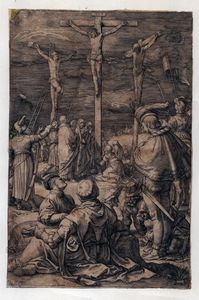 Marco Dente detto Marco da Ravenna : Antichi bassirilievi  - Asta Stampe e Disegni dal XVI al XX secolo - Associazione Nazionale - Case d'Asta italiane