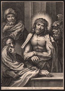 CORNELIS GALLE I - Ecce Homo, da Correggio