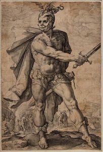 HENDRIK GOLTZIUS - Muzio Scevola