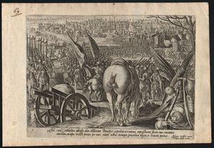 Jan van der Straet Giovanni Stradano - L'Assedio di Milano