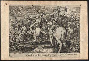 Jan van der Straet Giovanni Stradano - La battaglia dell'Adda