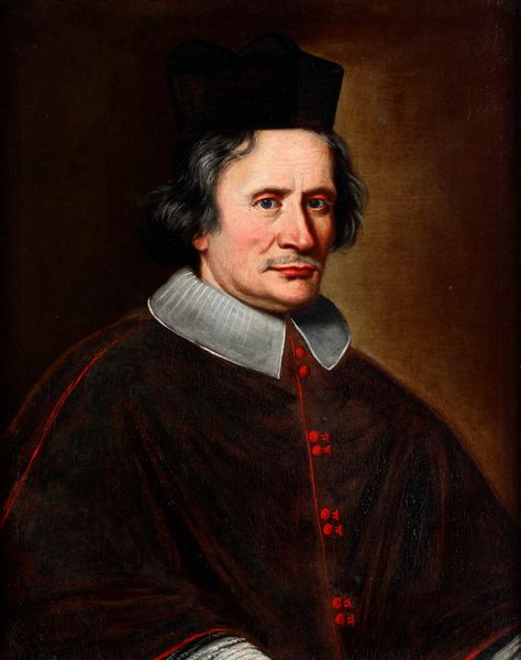 Giovanni Maria Morandi : Ritratto di Giovanni Lucido Cattaneo vescovo di Mantova  - Asta Dipinti Antichi - Associazione Nazionale - Case d'Asta italiane