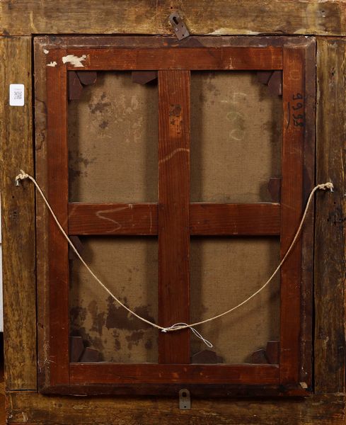 Scuola del XVII secolo Ritratto di gentiluomo con stemma  - Asta Dipinti Antichi - Associazione Nazionale - Case d'Asta italiane