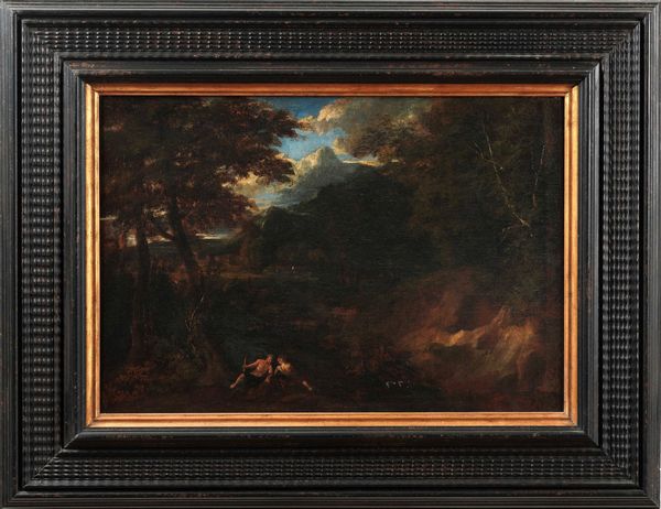 Cornelis Huysmans : Giove e Callisto  - Asta Dipinti Antichi - Associazione Nazionale - Case d'Asta italiane