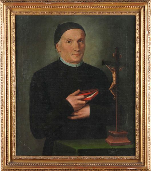 Scuola del XVIII secolo Ritratto di sacerdote  - Asta Dipinti Antichi - Associazione Nazionale - Case d'Asta italiane