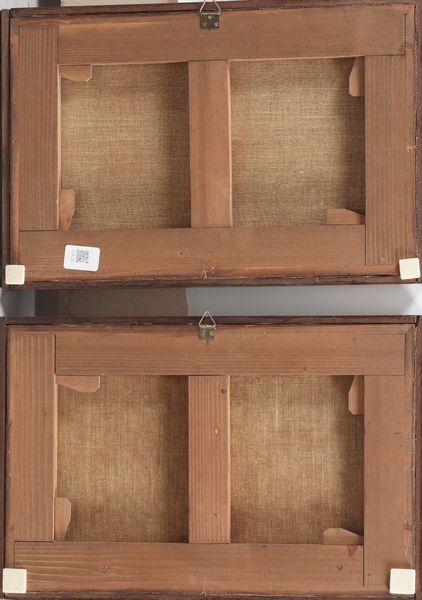 Scuola del XVIII secolo Nature morte con composizioni di fiori  - Asta Dipinti Antichi - Associazione Nazionale - Case d'Asta italiane