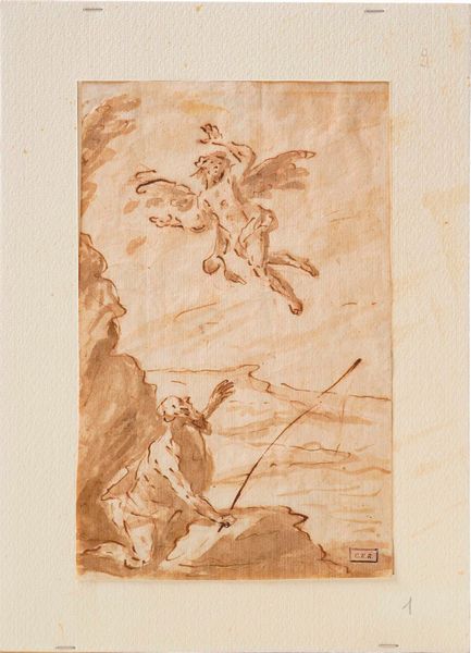 Scuola veneta del XVIII secolo Tobiolo e l’angelo  - Asta Dipinti Antichi - Associazione Nazionale - Case d'Asta italiane