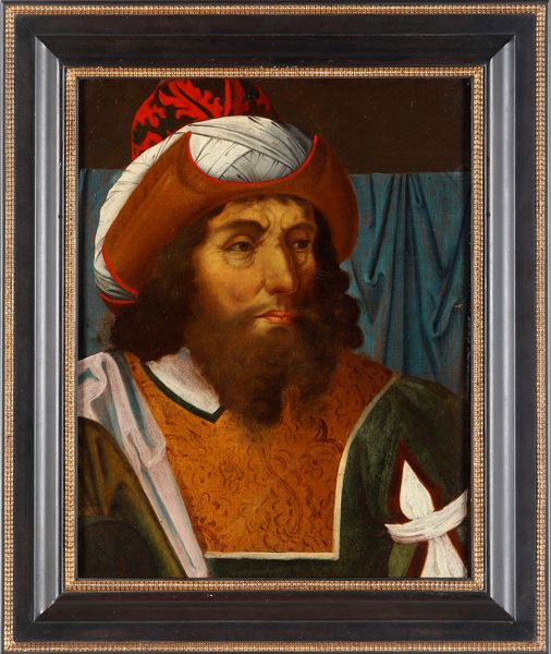 Scuola tedesca del XVIII secolo Figura maschile  - Asta Dipinti Antichi - Associazione Nazionale - Case d'Asta italiane