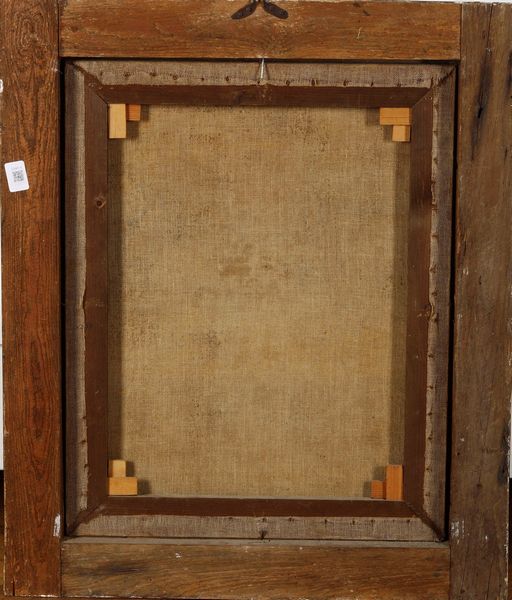 Scuola emiliana del XVII secolo Sacra Famiglia con San Giovannino  - Asta Dipinti Antichi - Associazione Nazionale - Case d'Asta italiane