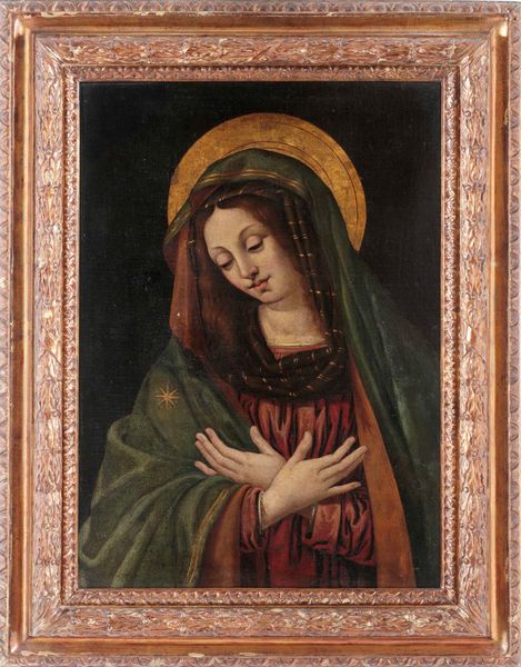 Scuola del XVII secolo Madonna in preghiera  - Asta Dipinti Antichi - Associazione Nazionale - Case d'Asta italiane
