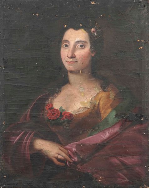 Scuola del XVIII secolo Ritratto di gentildonna  - Asta Dipinti Antichi - Associazione Nazionale - Case d'Asta italiane