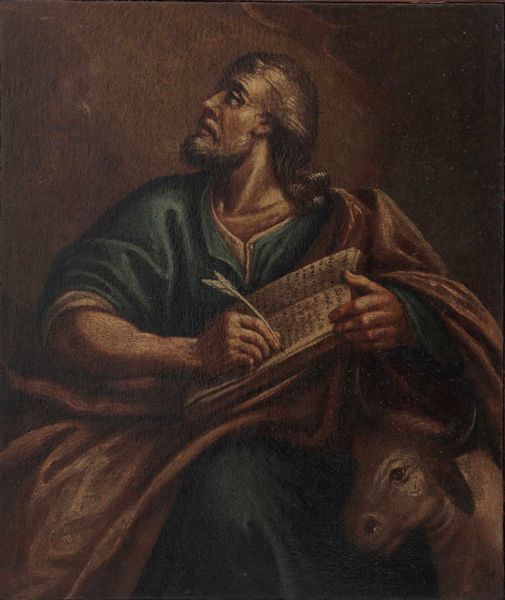 Scuola del XVIII secolo San Luca  - Asta Dipinti Antichi - Associazione Nazionale - Case d'Asta italiane
