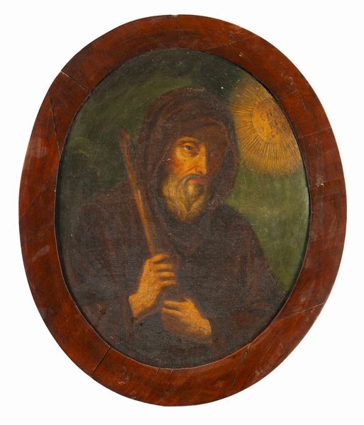 Scuola del XVIII secolo San Francesco di Paola  - Asta Dipinti Antichi - Associazione Nazionale - Case d'Asta italiane