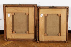 Domenico Maggiotto : Figure di popolani  - Asta Dipinti Antichi - Associazione Nazionale - Case d'Asta italiane