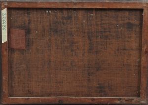 Scuola del XVIII secolo Paesaggio con architetture e figure  - Asta Dipinti Antichi - Associazione Nazionale - Case d'Asta italiane