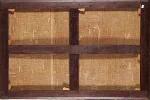 Scuola del XIX secolo Diogene getta la scodella  - Asta Dipinti Antichi - Associazione Nazionale - Case d'Asta italiane