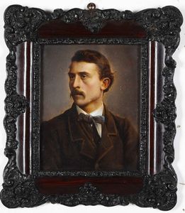 Artista del XIX secolo Ritratto maschile  - Asta Dipinti Antichi - Associazione Nazionale - Case d'Asta italiane