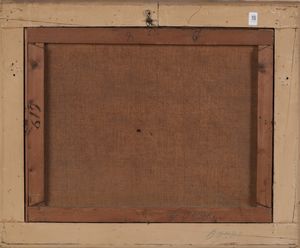 Scuola del XIX secolo Sacra Famiglia con San Giovannino e Sant'Anna  - Asta Dipinti Antichi - Associazione Nazionale - Case d'Asta italiane