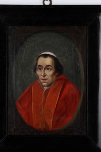 Scuola del XIX secolo Ritratto di papa Pio VII  - Asta Dipinti Antichi - Associazione Nazionale - Case d'Asta italiane