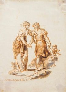 Pietro De Angelis (attivo nel XVIII secolo) - Giudizio di Paride