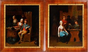Jan Baptist Lambrechts - Scene di genere