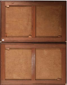 Scuola del XVIII secolo Composizioni con fiori, frutti e volatili  - Asta Dipinti Antichi - Associazione Nazionale - Case d'Asta italiane