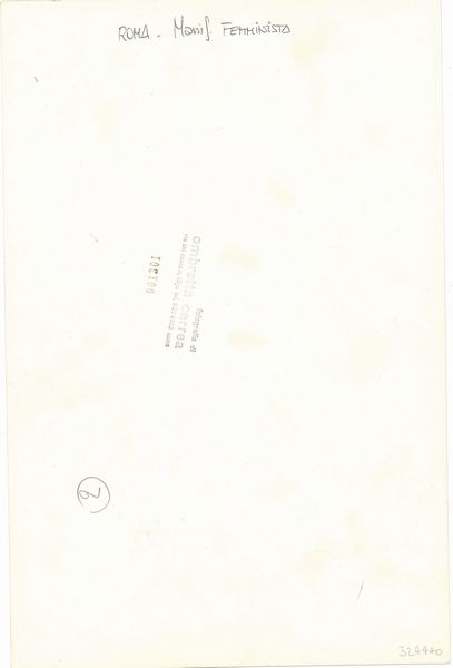 Ombretta Carrea : Roma, Manifestazione femminista  - Asta Fotografia - Associazione Nazionale - Case d'Asta italiane