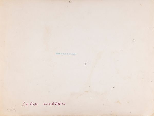 Mario Dondero : Sergio Lombardo  - Asta Fotografia - Associazione Nazionale - Case d'Asta italiane